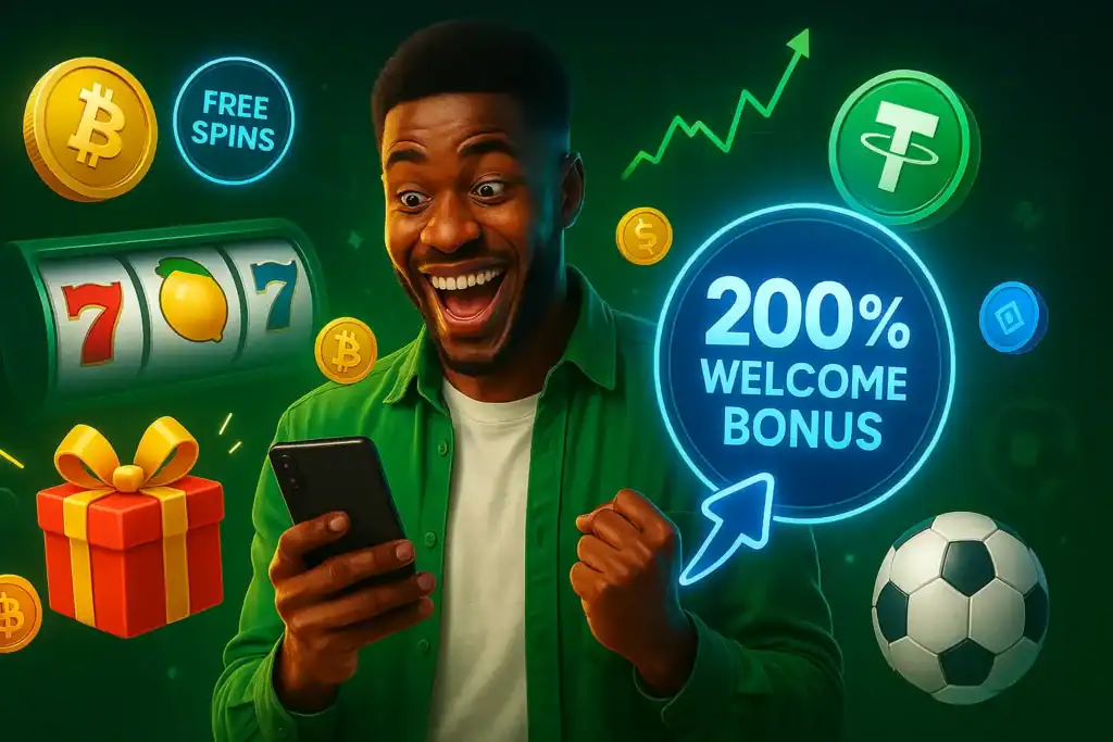Crypto Casino Bonus Nigeria – 200% Welcome Bonus with BTC or USDT